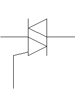 Bidirectional Triode Thyristor (Triac) Symbol